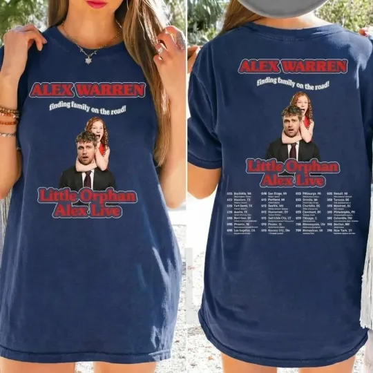 Discover Vintage World Tour 2026 T-shirt, Front Back Print Music Fan Tee