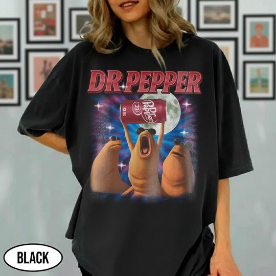 Discover Marcus The Worm Dr Pepper Shirt, Retro Dr Pepper Bootleg Shirt, Dr Pepper Meme Unique Shirt, Funny Dr Pepper Marcus Worm Shirt