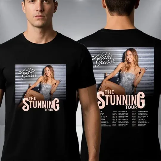 Discover Nikki Glaser The Stunning Tour 2026 T-shirt