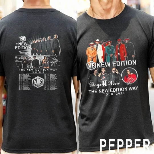 The New Edition Way Tour 2026 Retro T-Shirt