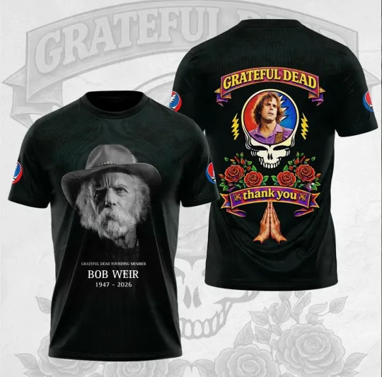Discover Bob Weir AOP 3D Unisex T-shirt All sizes S to 6XL XX836