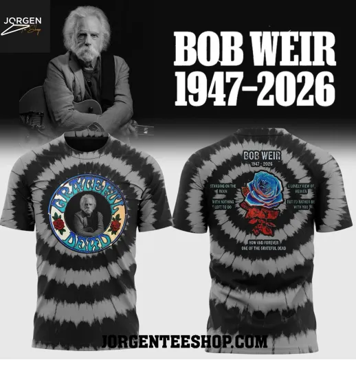 Discover 3D T-shirt Bob Weir rip memories All sizes S to 6Xl AOP XX833