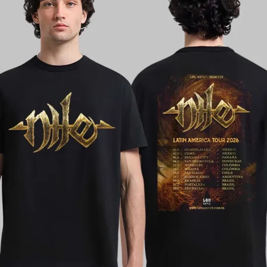 Discover Nile Latin America Tour 2026 Schedule Dates Unisex T-Shirt