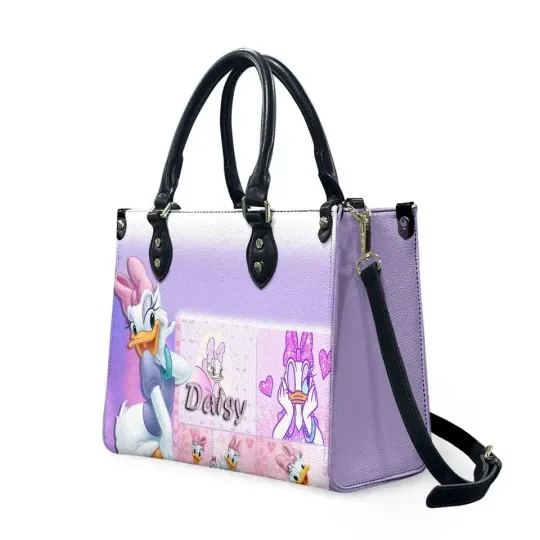 Daisy Duck Disney Leather Handbag, Vintage Shoulder Bag, Cute Gift for Her