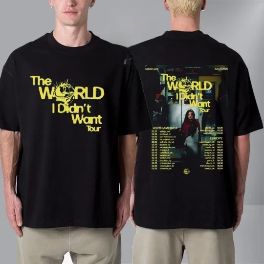 Discover Natalie Jane The World I Didn't Want Tour 2026 North America T-Shirt