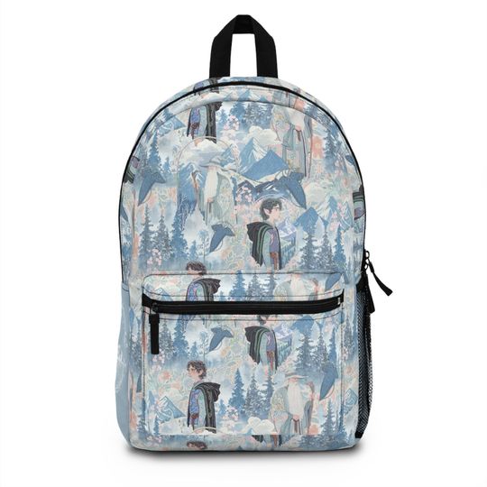 Discover Winter LOTR Backpack, Lord of the Rings Book Bag, Rings of Power Shoulder Bag, Tolkien Bag, Hobbit Back Pack, Middle Earth Book-bag