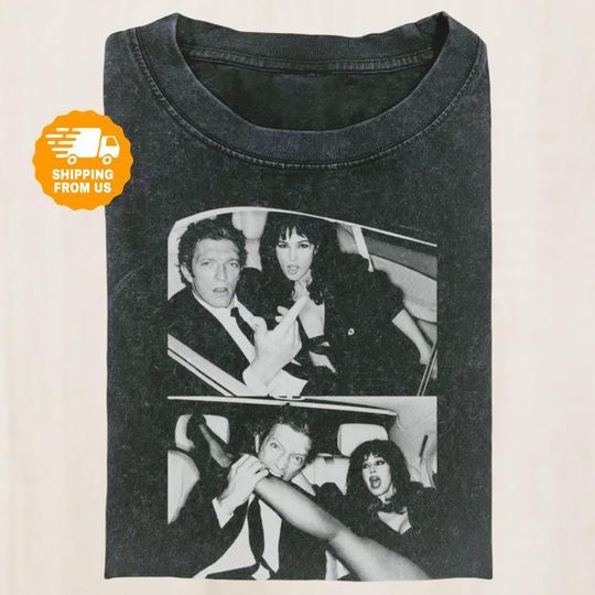 Discover Vintage Celebrity Couple Comfort Colors, Iconic Paparazzi Photo Graphic Tee, Retro Party Streetwear Tshirt, Gift For Women And Men