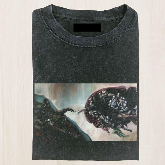 Discover Star Wars Creation Of Vader Comfort Colors Shirt, Funny Sith Parody Tee, Galactic Art Meme Shirt, Dark Side Nerd Shirt, Gift For Fan