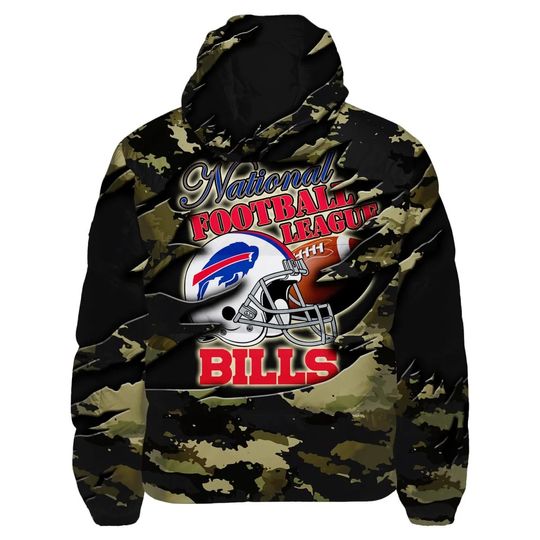 Buffalo Bills Hooded Puffer Jacket, Game Day Jacket