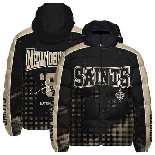 New Orleans Saints Puffer Jackets