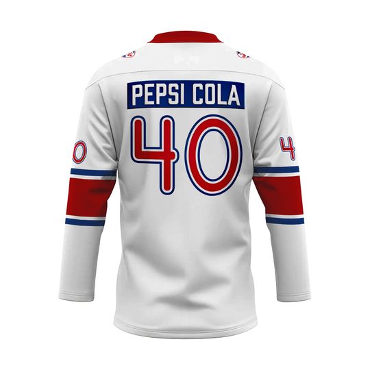 Pepsi 1940 White Throwback Hockey Jersey