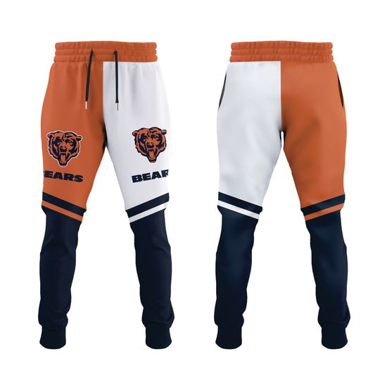 Chicago Bears football Personalized Combo 3D Hoodie, Zip Hoodie And Joggers Sports Fans
