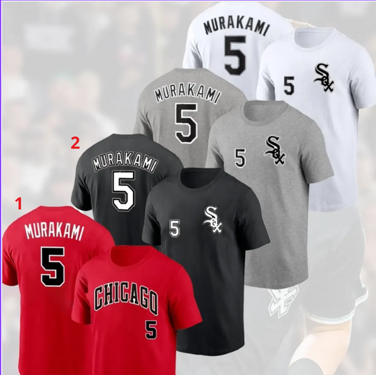 Munetaka Murakami #5 Chicago 2025 Player Name & Number For Fans