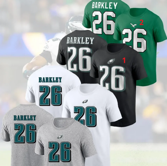 Saquon Barkley #26 Philadelphia Ea.gles Name and Number HOT 2025