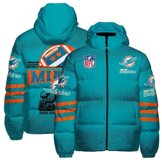 Miami Dolphins Puffer Jackets