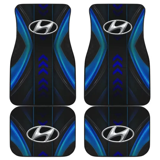 Discover Logo H Letter Car Floor Mats football Car Accessories Custom For Fans