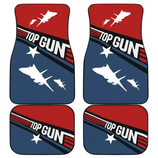 Discover Top Gun Car Floor Mats Movie Car Accessories Custom For Fans