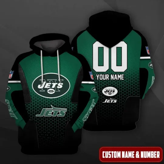 Discover Personalized New York Football Team Jetss Hoodie Lightweight Unisex Adults S-5XL