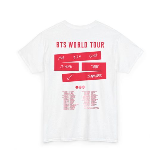 Discover BTS World Tour Shirt 2026, Concert Tour Dates Shirt