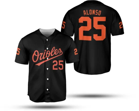 Pete Alonso #25 Baltimore Orioles Name & Number - Size S to 5XL