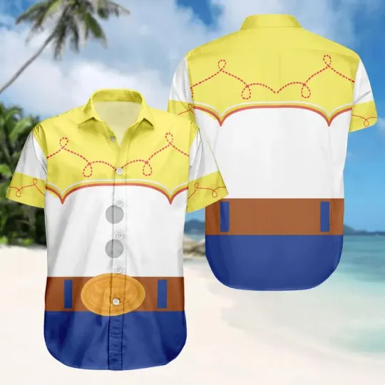 Discover Disney Toy Story Jessie Cosplay Halloween Hawaiian Shirt