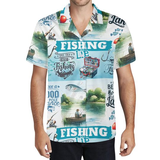 Discover Funny Fishing Meme Hawaiian Shirt: Fisherman Gift