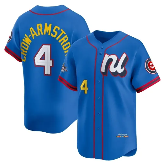 Discover 2025 New Pete Cr0w-Armstrong #4 Baseball Jersey