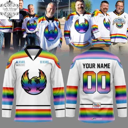 Discover Personalized Coachellla Valley Firebirds Community Pride Hockey Shirt Fan Gear
