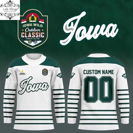 Discover Personalized Iowa Wild Outdoor Classic 2026 Hockey Shirt Men's Fan Gear Unisex