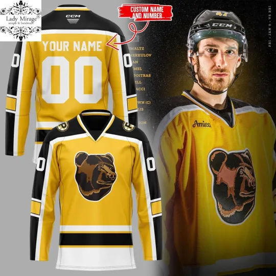 Discover Personalized Providence Bruins Retro Hockey Shirt Men's Fan Gear Unisex