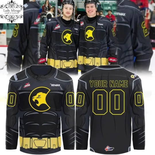 Discover Personalized Prince George Cougars Batman Hockey Shirt Men's Fan Gear Gift