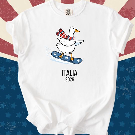 Discover Winter Sports 2026 T-Shirt, USA Sports, Snow Skiing, Figure Skating, Hockey, Snowboarding, Funny Goose Tee, Game Day Shirt