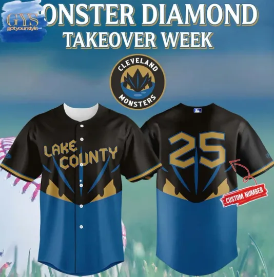 Discover Cleveland Monster Diamond Takeover Week 2025 Limited Baseball Jersey