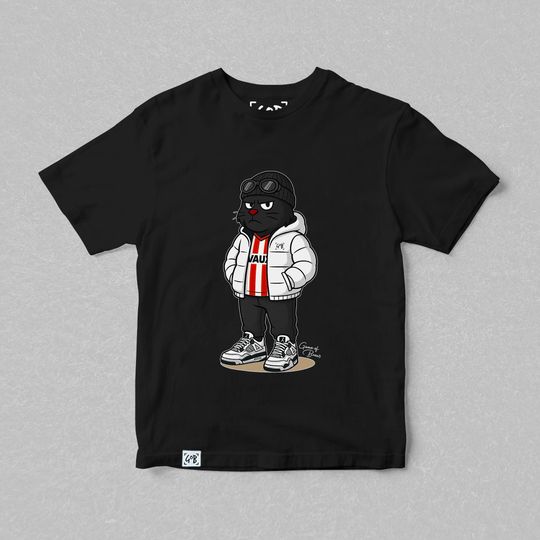 Discover Samson Casual Mascot T-Shirt | Sunderland Football Fan Apparel | Streetwear Tee | Terrace Casual Clothing