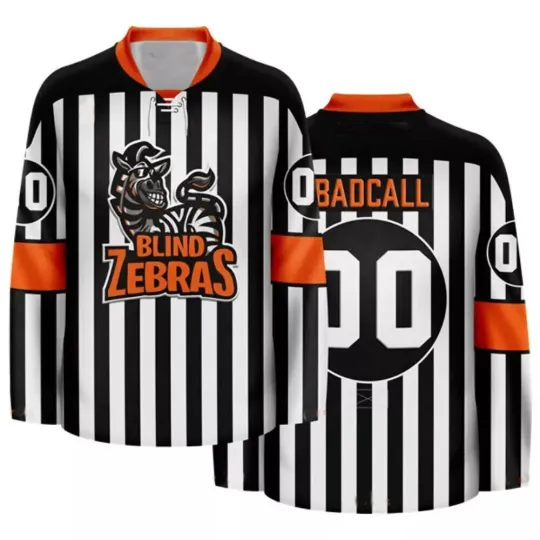 Discover Retro Youth/Men Badcall Hockey Jersey Custom Name Gift Hip Hop Party Jeresy