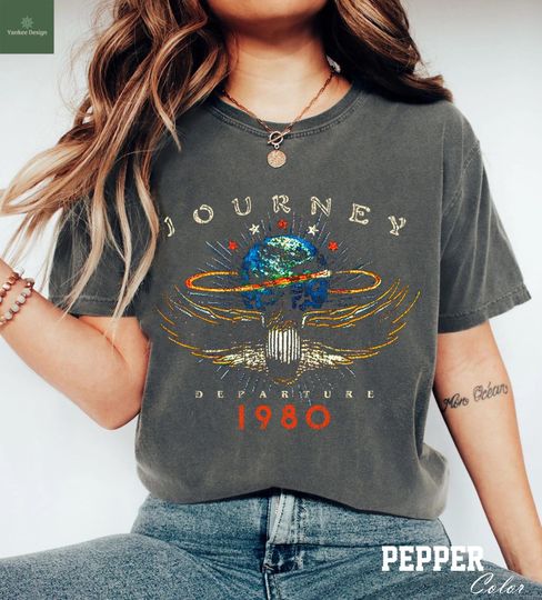 Discover Journey Band T-Shirt, Journey Rock Band Tee, Journey Concert Shirt, Deen Castronovo Shirt, Journey Fans Gift For Her Him