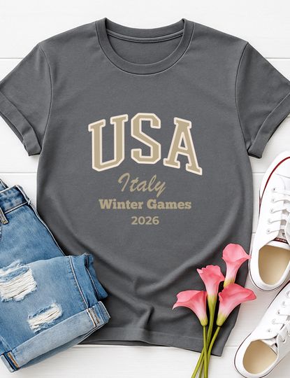 Discover Winter Games 2026 Shirts, Italia Winter Games, Winter team shirt, Winter Sports T-Shirt, Cortina, Winter Sport enthusiasts, Milano