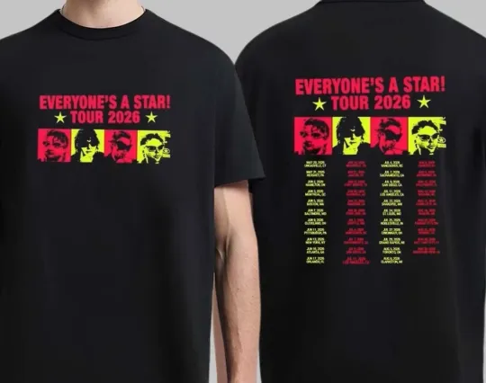 Discover 5 Seconds of Summer Everyone’s a Star Tour 2026 North America T-T-shirT