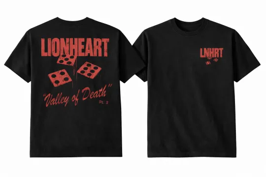 Discover Lionheart Band Tour Europe 2026 Merch T-shirt