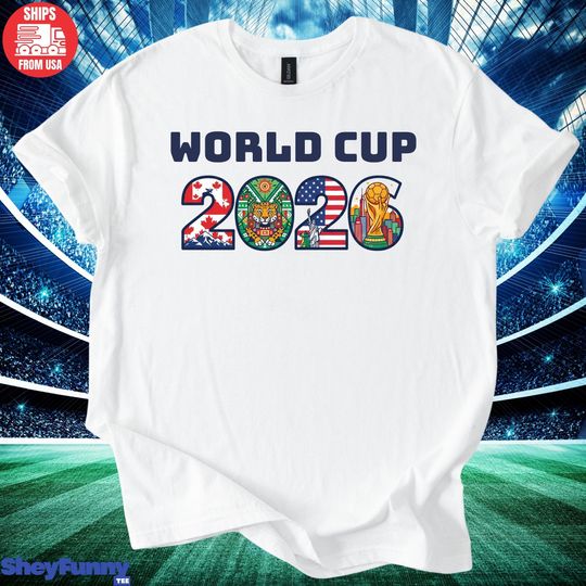 Discover 2026 World Cup USA T-Shirt  Political Soccer Fan Tee