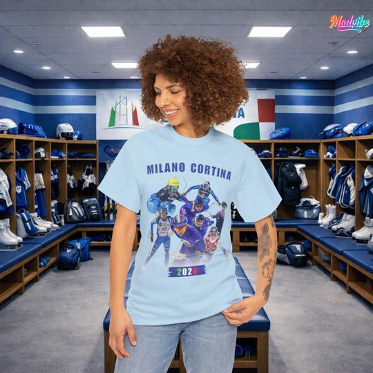 Discover Winter Games Italy Fan Gift, Italy winter tee, Milano 2026 Winter Sports T-Shirt, Olympic Style Graphic, Cortina Colder Game, Bob Activity