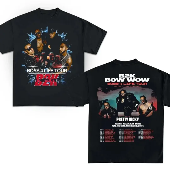 Discover Bow Wow X B2K Boys 4 Life Tour Unisex 2026 T-Shirt