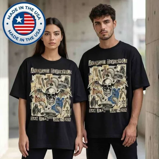 Discover Avenged Sevenfold Life Is But A Dream Tour January 14 2026 T-Shirt
