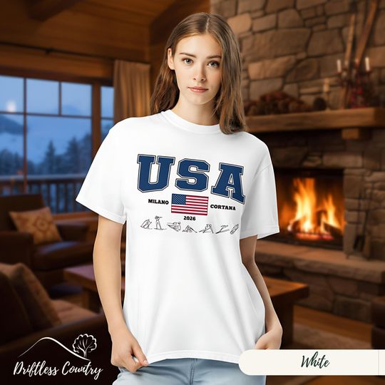 USA Winter Games 2026 Shirt, Milano Cortana Winter Olympics T-shirt