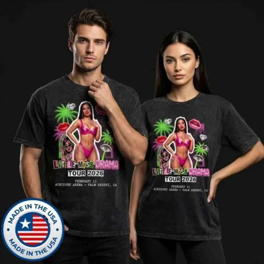 Discover Cardi B Little Miss Drama Tour 2026 Acrisure Arena Unisex T-Shirt