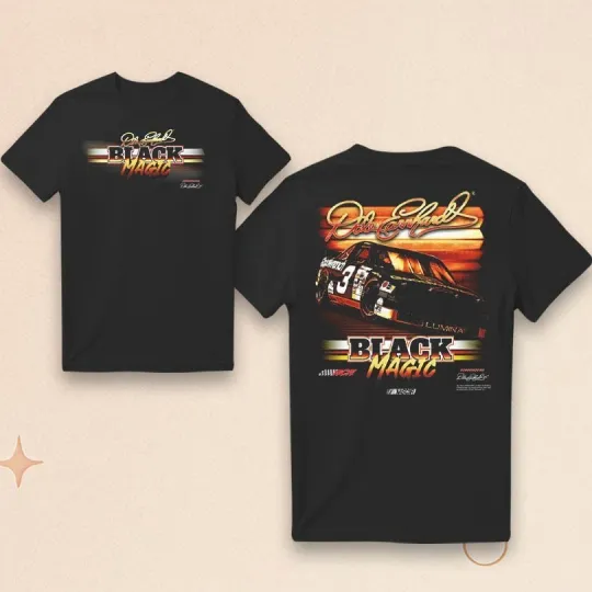 Discover Dale Earnhardt Black Magic T-Shirt
