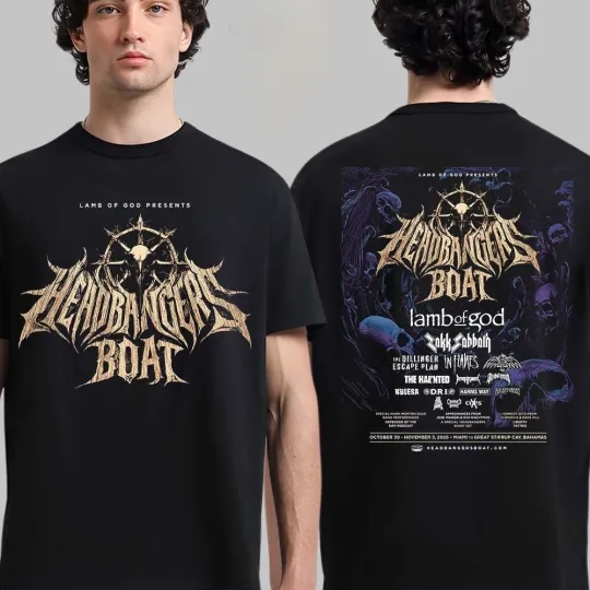Lamb of God presents Headbangers Boat 2026 T-Shirt