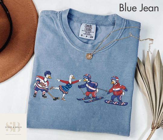 Discover USA Winter Sports 2026 Goose Shirt, USA Winter Sports Shirt, Skiing, Snowboarding, Ice Hockey, Figure Skating, Milano-Cortina TShirt