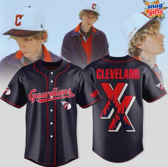 Mgk X Cleveland Guardian 2025 Special Baseball Jersey