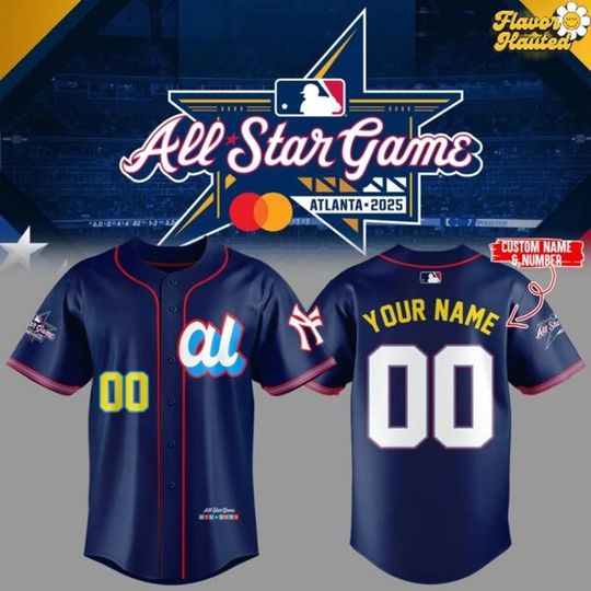 Personalized New York Yankee All-Star Game 2025 Baseball Jersey